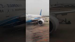 Boarding flight Xiamen  Vancouver travel China Canada vancouver flight [upl. by Solrac]