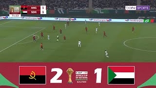 Angola x Sudão 21  Qualificatórias AFCON 2025  Melhores Momentos [upl. by Bekki563]