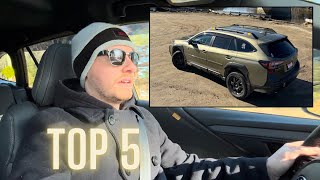 Top 5 Things I Enjoy About the NEW Subaru Outback Wilderness [upl. by Kittie]