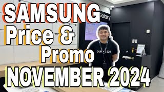 Samsung Price amp Promo NOVEMBER 2024 Philippines OFFICIAL [upl. by Gillett650]