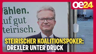 Steirischer Koalitionspoker Drexler unter Druck [upl. by Nolyarg592]