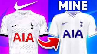 I redesigned Tottenham Hotspur kits so they actually looked GOOD… [upl. by Jacquette]