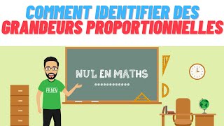 Comment identifier facilement des grandeurs proportionnelles [upl. by Anivlem463]