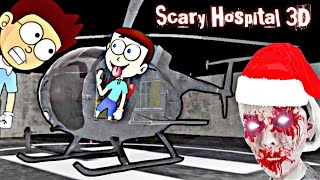 Helicopter Escape  Scary Hospital Horror Game  Shiva and Kanzo Gameplay [upl. by Nylesor]