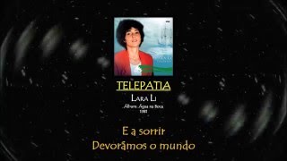 Lara Li  Telepatia AudioLetraHD [upl. by Luy]