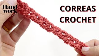 Correas Crochet ¡No te imaginas lo fácil que es de tejer [upl. by Machos]