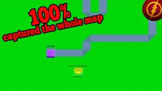 Paperio Gameplay  100 captured the whole map  In the TOP1 per 5 seconds [upl. by Htebharas]