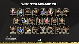 TEAM OF THE WEEK TEAM 5 VS MY TEAM [upl. by Merralee262]