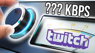 How to Choose a Bitrate for Twitch Streaming [upl. by Lynett176]