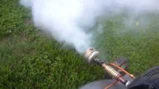 Lawn Mower Fogger DIYHomemade with parts explanation [upl. by Nnylassej802]