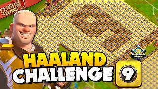 Easily 3 Star Noble Number 9  Haaland Challenge 9 Clash of Clans [upl. by Adlay952]