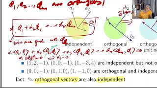 Orthonormal basis and GramSchmidt algorithm [upl. by Acenes189]