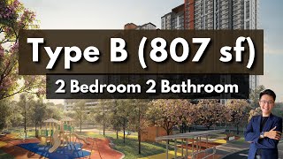 Type B  807sf 2R2B【NARA at Shorea Park Puchong】Review [upl. by Naloj355]