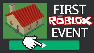 The First 10 Roblox EVENTS [upl. by Odlaner]