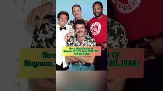 Magnum PI 19801988 Cast Where Are They Now hollywood [upl. by Nimsaj455]