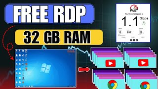 How to Create RDP for Lifetime 2025  16 GB Ram  No CréditDébit Card Required  Fast Internet ✅ [upl. by Meedan]