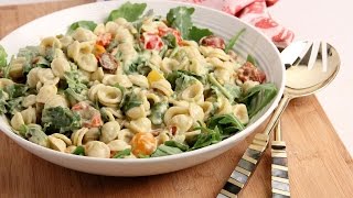 BLT Pasta Salad with Avocado Ranch Dressing  Episode 1041 [upl. by Sperling]