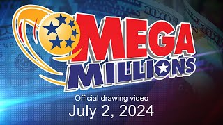 Mega Millions drawing for July 2 2024 [upl. by Yerbua]