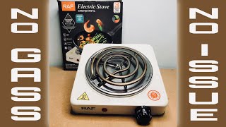 Electric Stove CHULA for cooking Hot Plate heat up in just 2 mins Easy to clean 1000W [upl. by Aala]