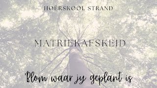 Hoërskool Strand  Matrieksafskeid 2024 [upl. by Romo]