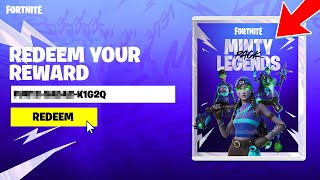 Fortnite Minty Legends Pack Code FREE [upl. by Bowen]