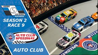 Nascar Stop Motion  SCS Season 2 PLAYOFFS Race 9 at Auto Club  Auto Club 400 [upl. by Frankie508]