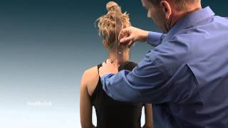 Goniometric measurement of cervical lateral flexion [upl. by Yert694]