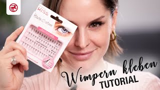 Einzelne Wimpern richtig kleben – Profi packt aus Daily und Party Look im Beauty Tutorial [upl. by Appledorf256]