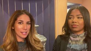 Quick interview with freedom fighters Leilani Dowding and Dominique Samuels [upl. by Moody]