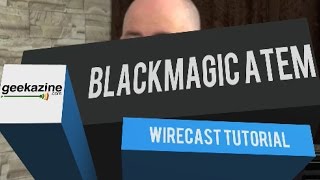 Using the BlackMagic ATEM Production Studio 4k with Wirecast [upl. by Blakely950]