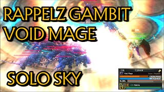 Rappelz Gambit  Void Mage  Lich Lv 236 Solo Sky [upl. by Ydennek489]