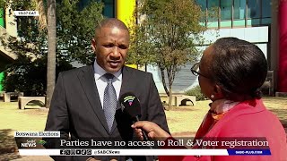 Botswana Elections  Opposition not granted access to voters roll registration Adv Duma Boko [upl. by Lontson]