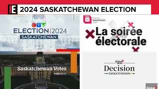 2024 Saskatchewan Election  Television Coverage and Graphics Montage [upl. by Elexa132]