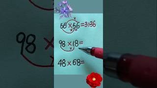 A great technique for multiplication👈🤩🥰💯❤️🧠 maths multiplication mathstricks multiply foryou [upl. by Rube]