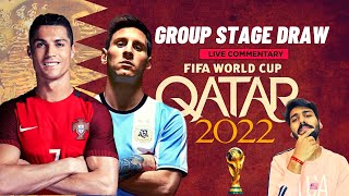 Fifa World Cup 2022 Draw Live Reaction  Portugal  Argentina  France  England  Spain  Divyansh [upl. by Adnilre]