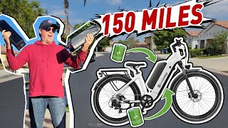 Best Commuter Ebike Luckeep X2 Dual Batteries Electric Bike Review [upl. by Mays]