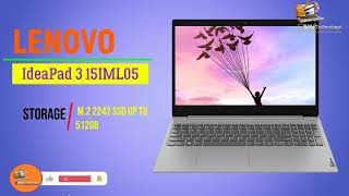 Lenovo IdeaPad 3 15IML05 specification review  how to upgrade ram and SSD and replacement [upl. by Malchus]