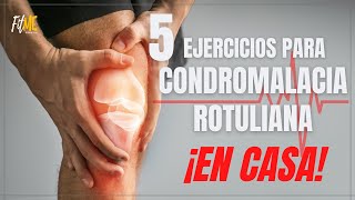 5 EJERCICIOS PARA RECUPERARSE DE LA CONDROMALACIA ROTULIANA EN CASA  TENDINOPATIA ROTULIANA [upl. by Porett]