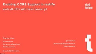 How to enable CORS support in Restify APIs [upl. by Moffat]