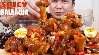 SPICY BALBACUA  MUKBANG PHILIPPINES  ZUMIYUMMY [upl. by Tommie696]