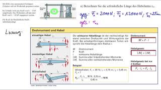 Hebelgesetz Spannvorrichtung [upl. by Aisul]