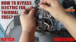 Paano mag bypass o magrekta ng electric fan thermal fuse Kahit anong brand Repair tutorial [upl. by Liana]