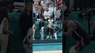 LeBron celebrating his 3rd Olympic gold medal [upl. by Atikahs]