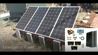 When The Grid Goes Down 400 Watt Solar Emergency Back Up Systems Explained [upl. by Rossing]