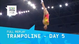 Trampoline Gymnastics  Womens Final  Full Replay  Nanjing 2014 Youth Olympic Games [upl. by Yenalem928]