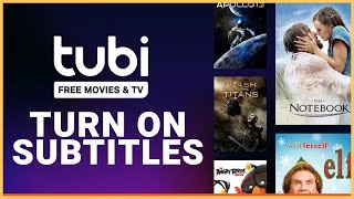 How to Turn On Subtitles on Tubi App 2023 [upl. by Esbenshade69]