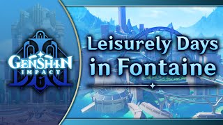 Leisurely Days in Fontaine｜Genshin Impact Original Soundtrack Fontaine Chapter [upl. by Bigod464]