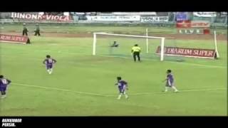 Gol Spektakuler Redouane Barkaoui Persita 11 Persib [upl. by Audrye20]