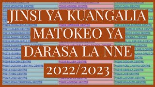 JINSI YA KUANGALIA MATOKEO YA DARASA LA NNE 20222023 [upl. by Pippo326]