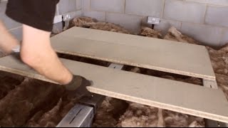 How to board a loft above the insulation [upl. by Llennor]